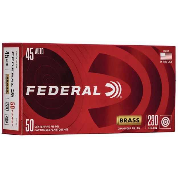 Picture of FED CHAMP 45ACP 230GR FMJ BRSS 50/1