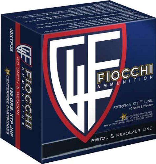 Picture of Fiocchi 40 Sw 155Gr Xtp-Hp 25Rd 20Bx/Cs <