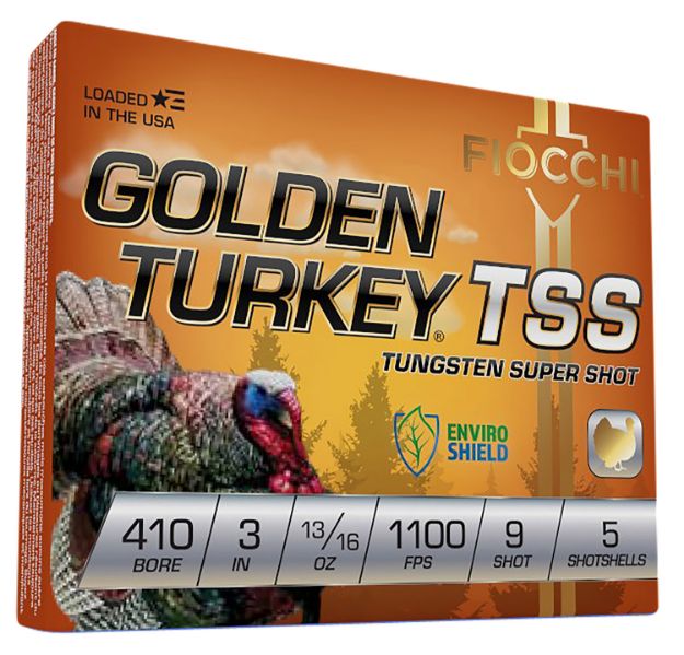 Picture of Fiocchi Golden Turkey Tss 410 3" 13/16Oz #9 5Rd 10Bx/Cs