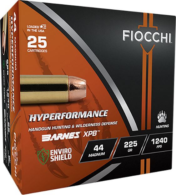 Picture of Fiocchi 44 Rem Mag 225Gr Xpb 25Rd 8Bx/Cs !