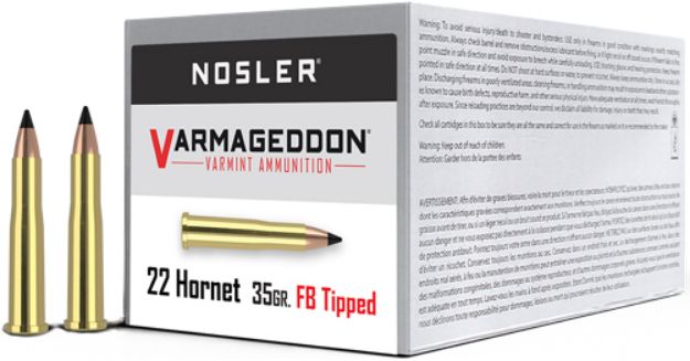 Picture of Nosler Varmageddon 22 Hornet 35Gr Fbt 50Rd 10Bx/Cs
