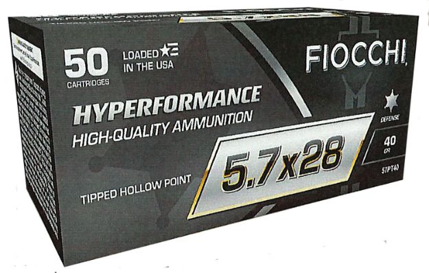 Picture of Fiocchi 5.7X28 40Gr Jhp 50Rd 10Bx/Cs