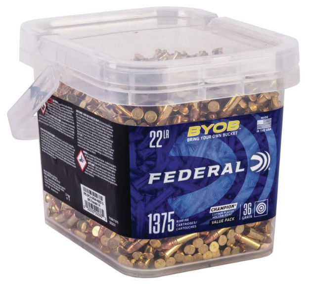 Picture of Federal 22Lr 36Gr Hp 1260Fps 1375Rd Bucket 2Bx/Cs