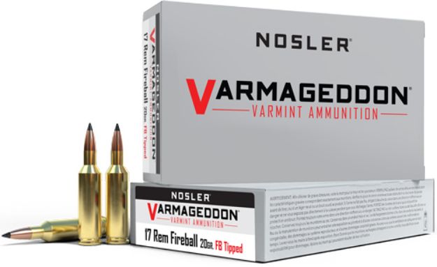 Picture of Nosler Varmageddon 17 Rem Fb 20Gr Fbt 20Rd 20Bx/Cs