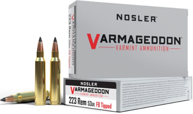 Picture of Nosler Varmageddon 223 Rem 53Gr Fbt 20Rd 20Bx/Cs