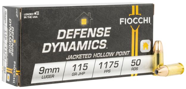 Picture of Fiocchi 9Mm Luger 115Gr Jhp 50Rd 20Bx/Cs