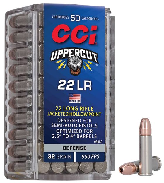 Picture of Cci Uppercut 22Lr 32Gr Jhp 950Fps 50Rd 100Bx/Cs