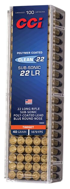Picture of Cci Clean 22Lr 40Gr Blue Poly Rn 1070Fps 100Rd 50Bx/Cs