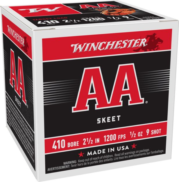 Picture of Winchester Aa 410 2.5" 1/2Oz #9 1200Fps 250Rd Case Lot