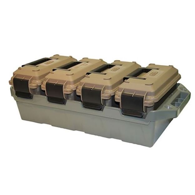 Picture of Mtm 4-Can Ammo Crate W/ 4 .30 Cal Ammo Cans Army Grn/Dk Erth