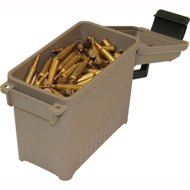 Picture of Mtm Ammo Can Mini For Bulk Ammo Dark Earth Lockable