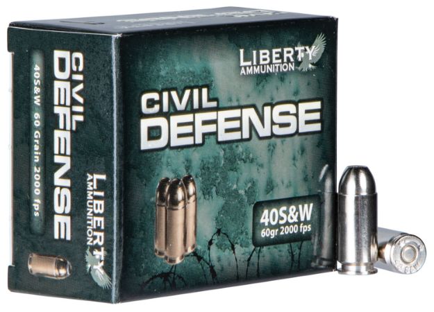 Picture of Liberty Civil Defense 40 Sw 60Gr Hp 20Rd 10Bx/Cs
