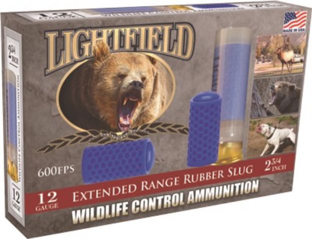 Picture of Lightfield 12Ga 2.75" X-Range Rubber Slug 5Rd 10Bx/Cs