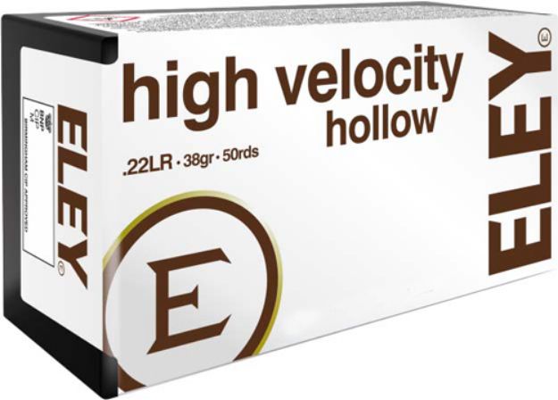 Picture of Eley High Velocity 22Lr 38Gr Hp 50Rd 100Bx/Cs