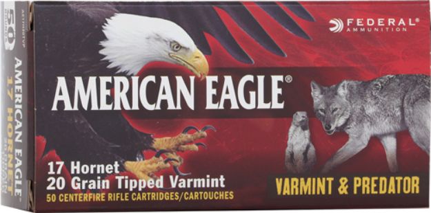 Picture of Federal Ae 17 Hornet 20Gr Tipped Varmint 50Rd 10Bx/Cs
