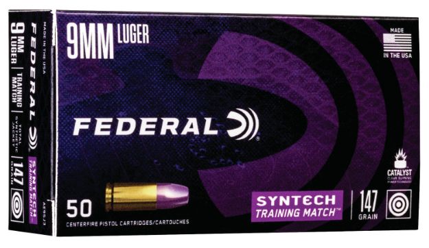 Picture of Federal Ae 9Mm Luger 147Gr Tsj Training Match 50Rd 10Bx/Cs