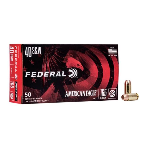 Picture of Federal Ae 40 Sw 165Gr Fmj-Tc 50Rd 20Bx/Cs