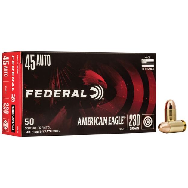Picture of Federal Ae 45 Acp 230Gr Fmj 50Rd 20Bx/Cs