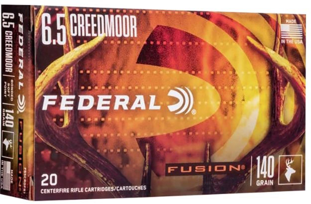 Picture of Federal Fusion 6.5 Cm 140Gr Tipped Fusion 20Rd 10Bx/Cs