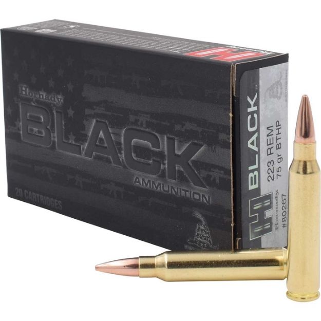 Picture of HRNDY BLACK 223REM 75GR BTHP 20/200