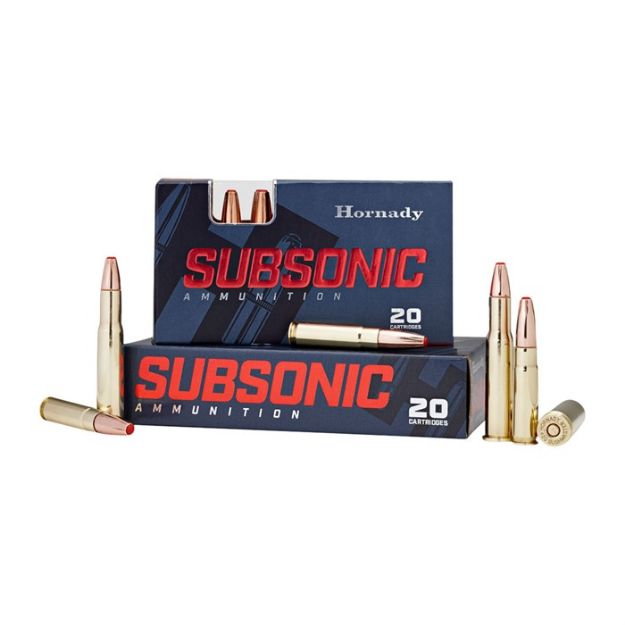 Picture of Hornady Subsonic 45-70 Gov 410Gr Sub-X 20Rd 10Bx/Cs