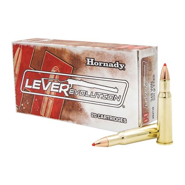 Picture of Hornady Leverevolution 348 Win 200Gr Ftx 20Rd 10Bx/Cs