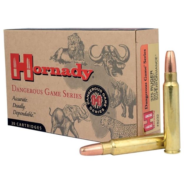 Picture of Hornady 375 Ruger 300Gr Dgs 20Rd 6Bx/Cs