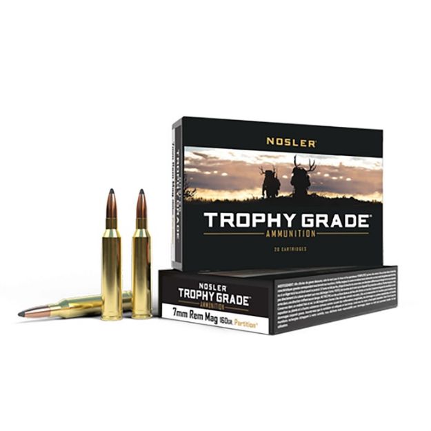 Picture of Nosler Trophy 7Mm Rem Mag 160Gr Partition Tip 20Rd 10B/C