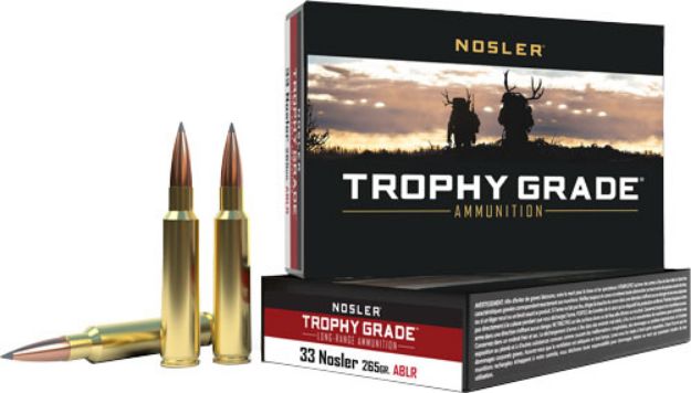 Picture of Nosler Trophy Grade Lr 33 Nosler 265Gr Ablr 20Rd 10Bx/C!