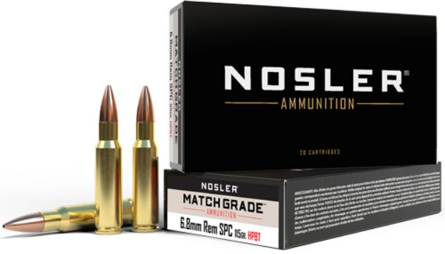 Picture of Nosler Match Grade 6.8 Spc 168Gr Cc Hpbt 20Rd 10Bx/Cs !