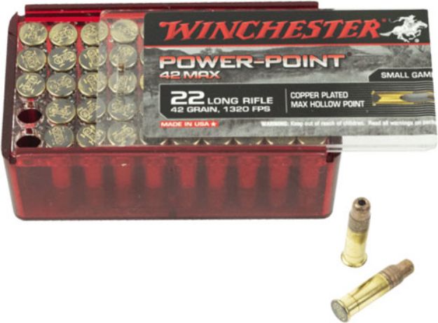 Picture of Winchester Power Point Max 22Lr 42Gr 50Rd 40Bx/Cs <