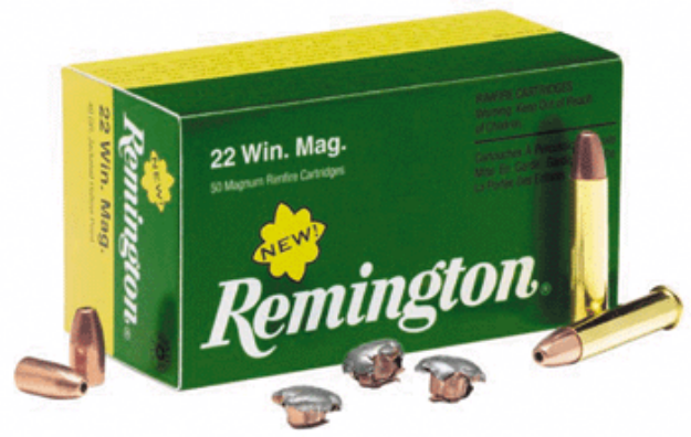 Picture of Remington 22Wmr 40Gr Jhp 1910Fps 50Rd 40Bx/Cs