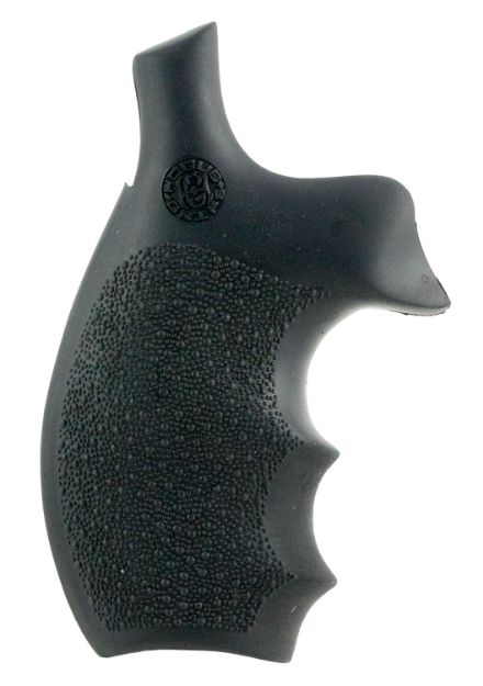 Picture of HOGUE GRIP S&W K/L RND BUTT BNTM BLK