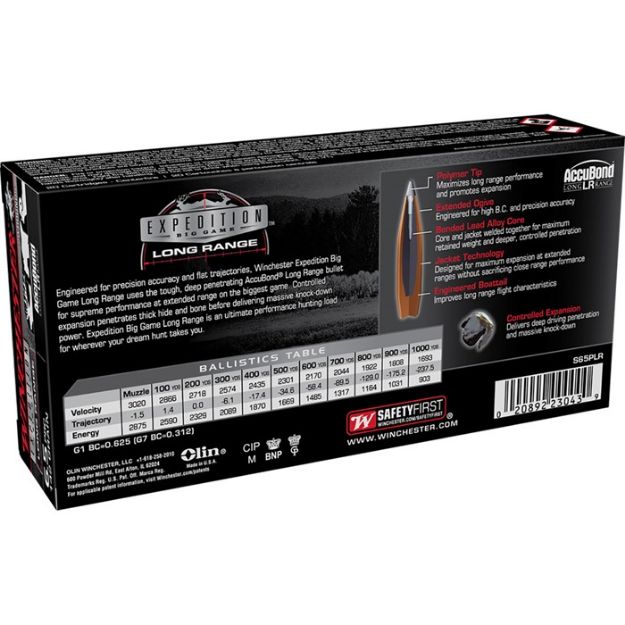 Picture of Winchester Expedition 6.5 Prc 142Gr Accubond 20Rd 10Bx/Cs