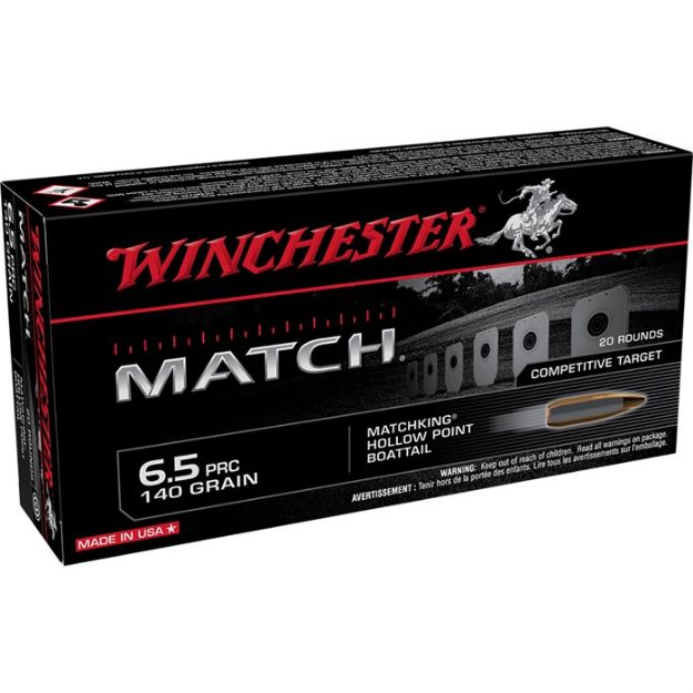 Picture of Winchester Match 6.5 Prc 140Gr Bthp 20Rd 10Bx/Cs