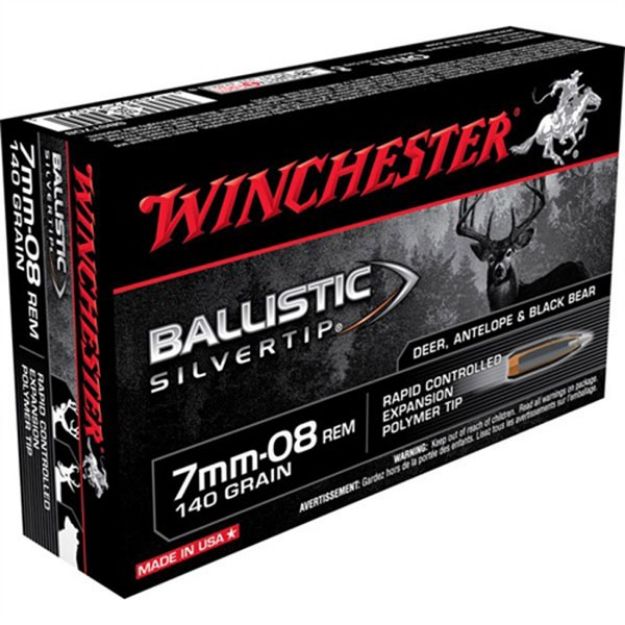 Picture of Winchester Supreme 7Mm-08 Rem 140Gr Silvertip 20Rd 10Bx/Cs
