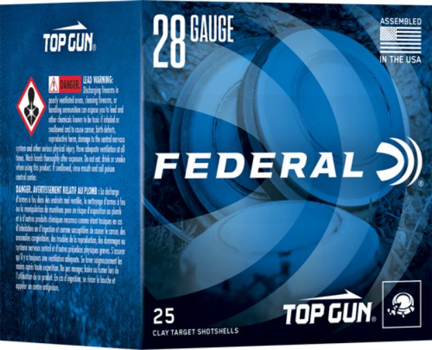 Picture of Federal Top Gun 28Ga 2.75" 3/4 Oz #8 1330Fps 250Rd Case Lot