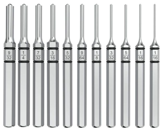 Picture of Real Avid Accu-Punch Set 11 Piece Roll Pin Punch Set