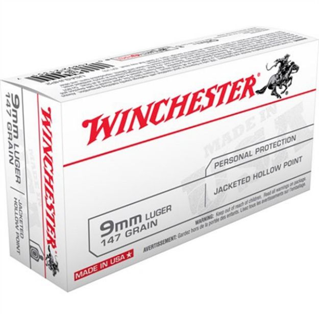 Picture of Winchester Defense 9Mm Luger 147Gr Jhp 50Rd 10Bx/Cs