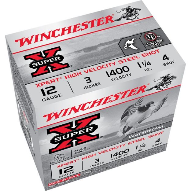 Picture of Winchester Xpert Steel 12Ga 3" 1-1/4Oz #4 25Rd 10Bx/Cs