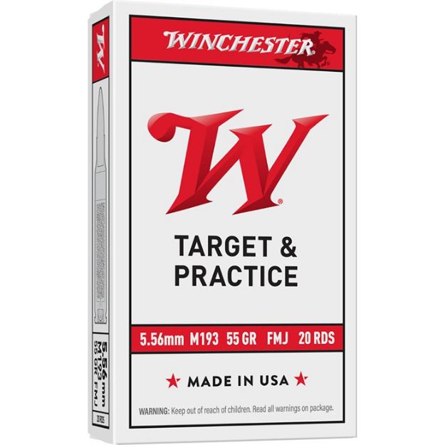 Picture of Winchester Usa 5.56X45 55Gr Fmj 20Rd 50Bx/Cs