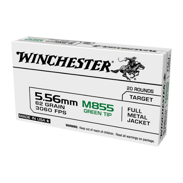Picture of Winchester Usa 5.56X45 62Gr Green Tip 20Rd 50Bx/Cs