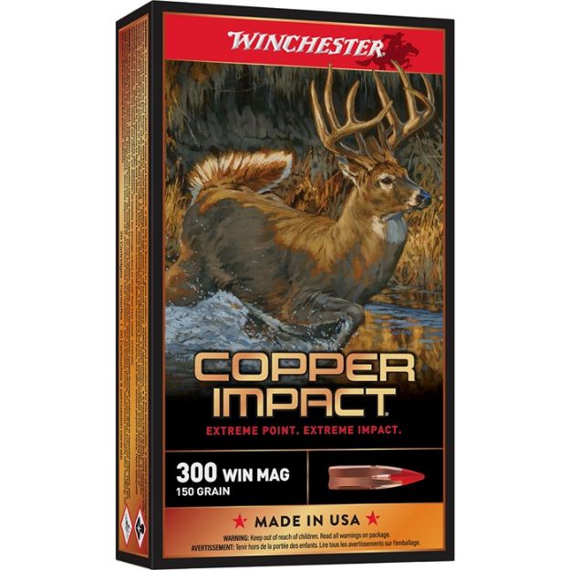 Picture of Winchester Copper Impact 300 Win Mag 150Gr 20Rd 10Bx/Cs