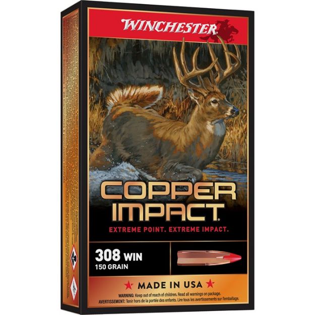 Picture of Winchester Copper Impact 308 Win 150Gr 20Rd 10Bx/Cs