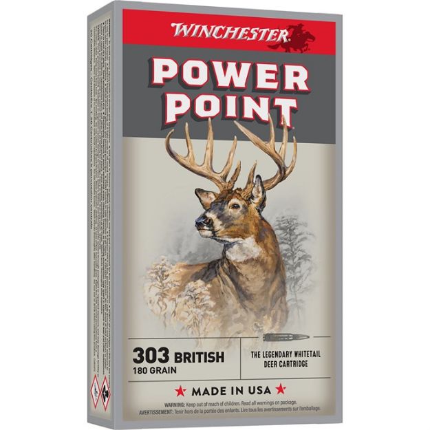 Picture of Winchester Super-X 303 British 180Gr Power Point 20Rd 10Bx/Cs