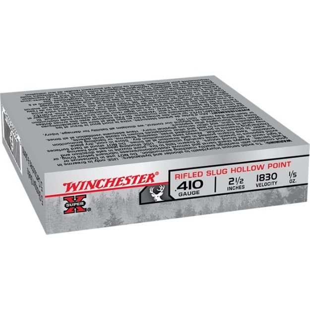 Picture of Winchester Super-X 410 2.5" 1/5Oz Rifled Slug 5Rd 50Bx/Cs