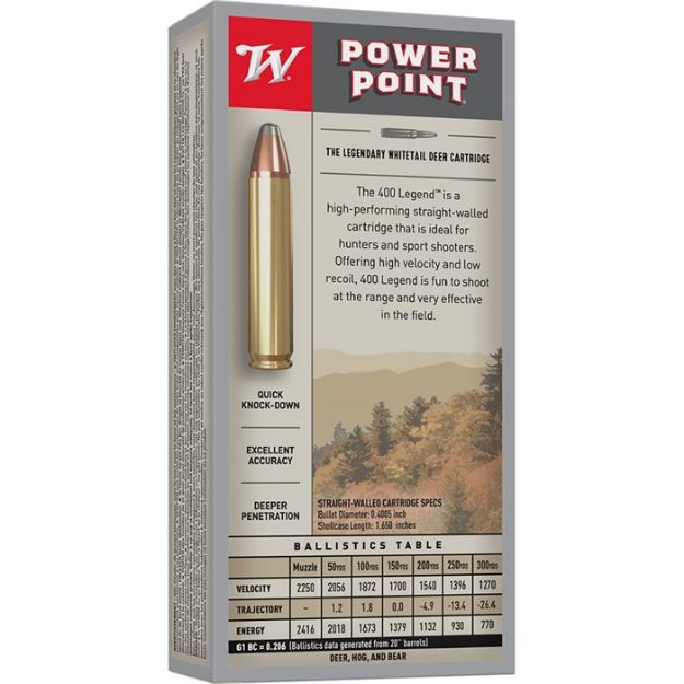 Picture of Winchester Super-X 400 Legend 215Gr Soft Point 20Rd 10Bx/Cs