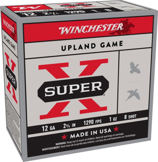 Picture of Winchester Super-X 12Ga 2.75" 1Oz #8 1290Fps 250Rd Case Lot
