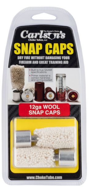Picture of Carlsons Snap Cap 12Ga Aluminum/Wool 2Pk