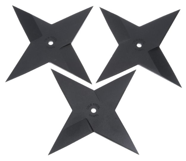 Picture of Cold Steel Medium Sure Strike Throwing Star 3-Pack Black